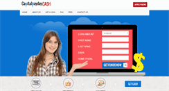 Desktop Screenshot of capitalpaydaycash.com