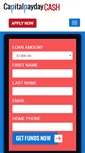 Mobile Screenshot of capitalpaydaycash.com